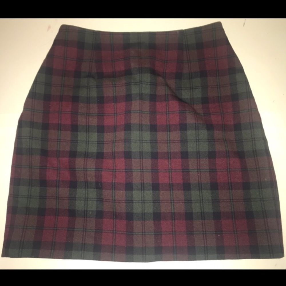 GUESS COLLECTION PLAID MINI SKIRT